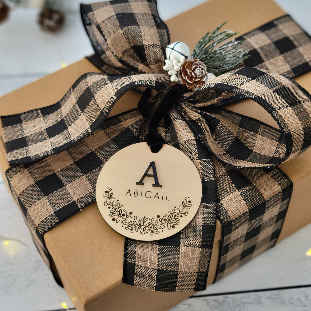The 84th Hour  |  Monogrammed Gift Tag