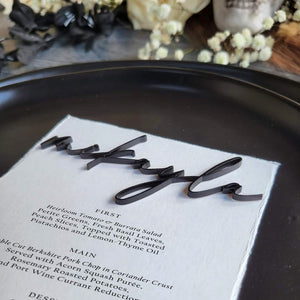 
            
                Load image into Gallery viewer, The 84th Hour  |  Acrylic Name Escort Card
            
        